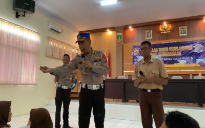 Polda Banten gelar Pembinaan Tahun Keselamatan di Kalangan Pelajar